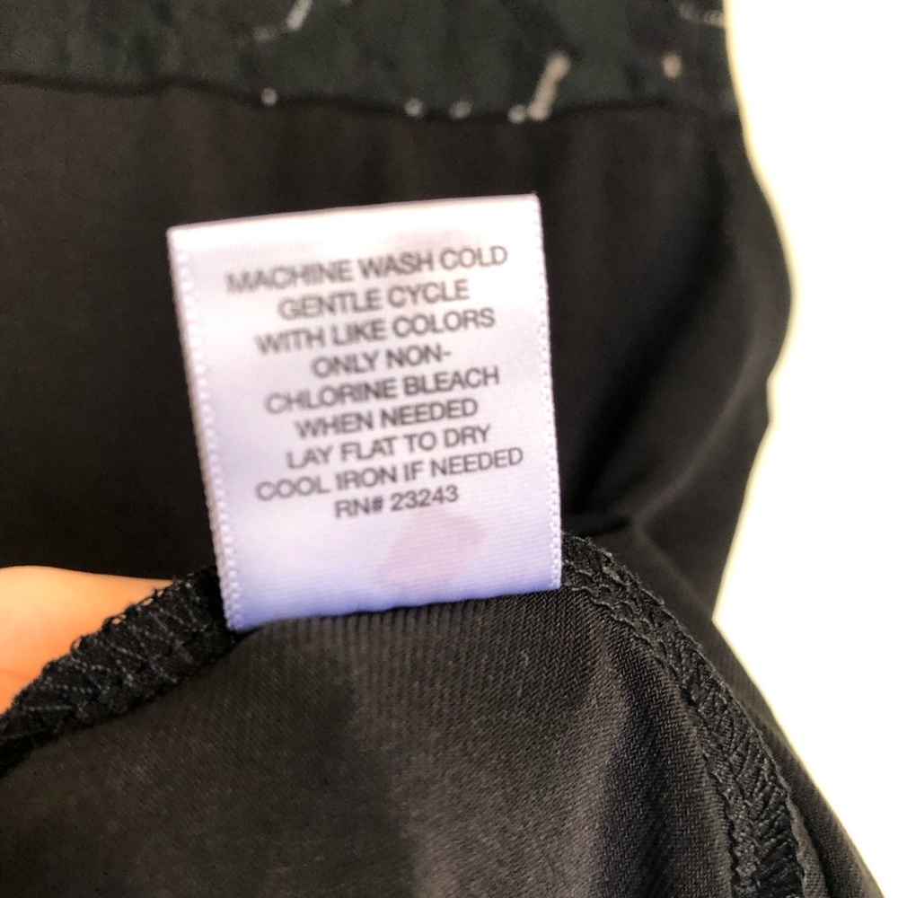New York & Company Black Lace Floral Top - Picture 5 of 8